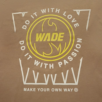 AHSU169-6 Футболка Wade коричневый